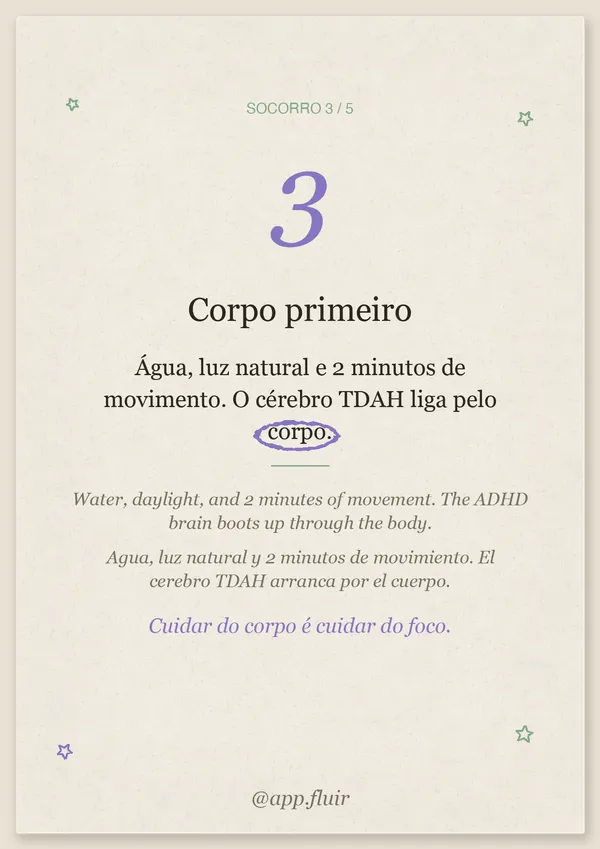 Página 4: Corpo primeiro