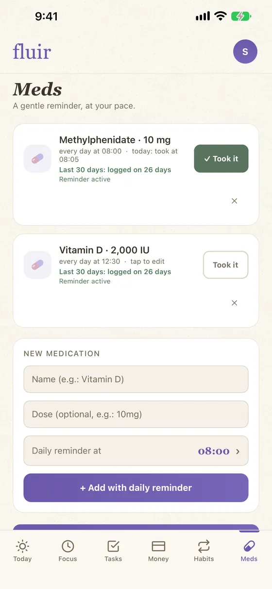 Tired of remembering your meds?