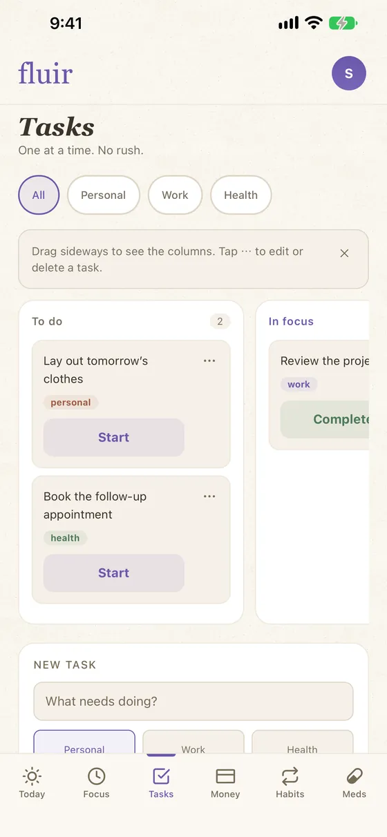 Tasks